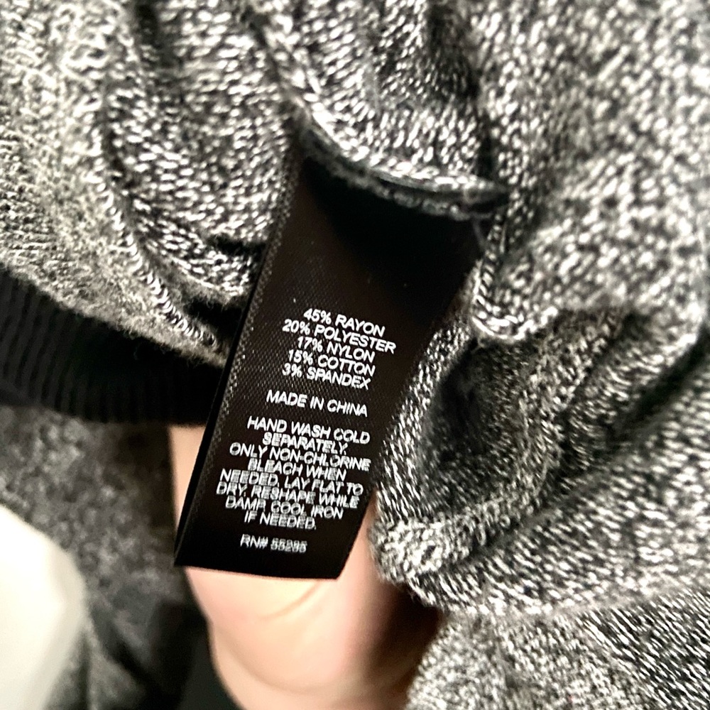 Express Solid Ruched Sweater Dress - image 8